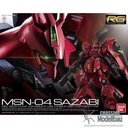 [Pre-Order]ETA:09/2024<br>Bandai RG 1:144 Model Kit RG29 MSN-04 Sazabi