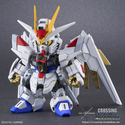 BANDAI "Mobile Suit Gundam SEED FREEDOM" SD Gundam Cross Silhouette Mighty Strike Freedom Gundam - Image 3