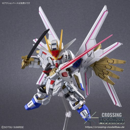 BANDAI "Mobile Suit Gundam SEED FREEDOM" SD Gundam Cross Silhouette Mighty Strike Freedom Gundam - Image 5