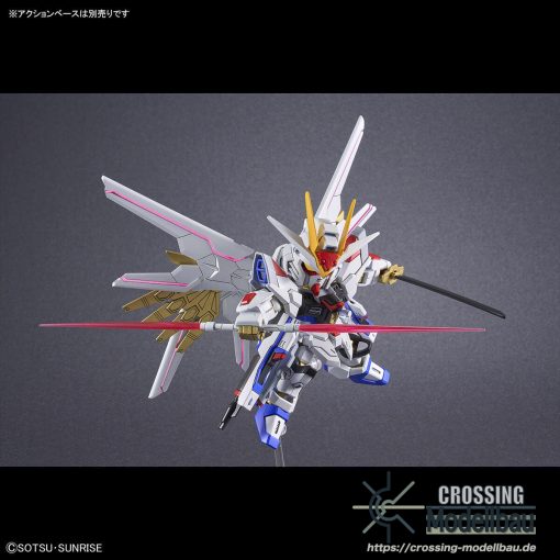 BANDAI "Mobile Suit Gundam SEED FREEDOM" SD Gundam Cross Silhouette Mighty Strike Freedom Gundam - Image 6