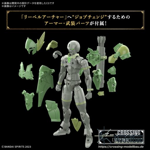 [Pre-Order]ETA:04/2025<br>BANDAI 30MF Model Kit "30 Minutes Fantasy" 30MF Liber Archer - Image 5