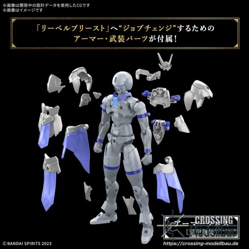 [Pre-Order]ETA:02/2025<br>BANDAI 30MF Model Kit "30 Minutes Fantasy" 30MF Liber Priest - Image 5