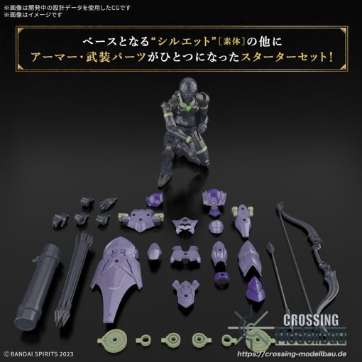 [Pre-Order]ETA:04/2025<br>BANDAI 30MF Model Kit "30 Minutes Fantasy" 30MF Rosan Archer - Image 3