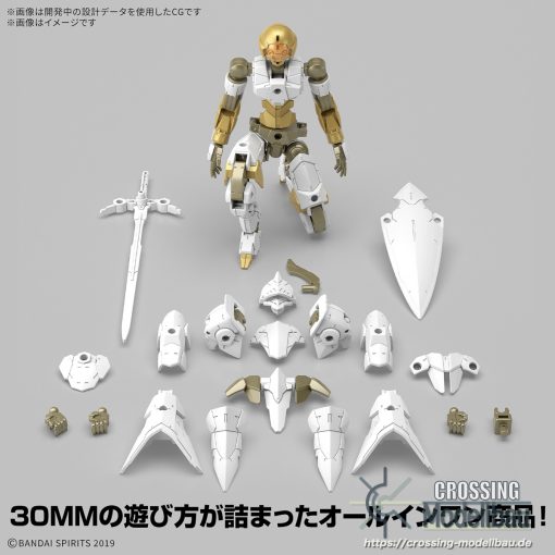 [Pre-Order]ETA:03/2025<br>BANDAI 30MF Model Kit "30 Minutes Missions" 30MM EXM-A9rk Spinatio (Royal Knight Version) - Image 4
