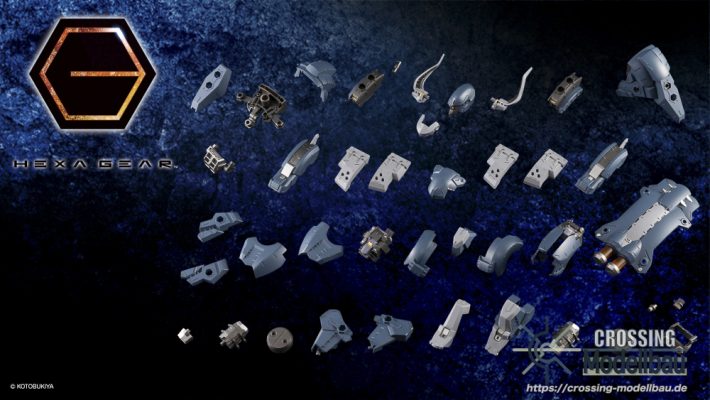 [Pre-Order]ETA:04/2025<br>KOTOBUKIYA 1:24 Model Kit "HEXA GEAR" Booster Pack 015 BULKARMλ JACKAL ENHANCE UNIT