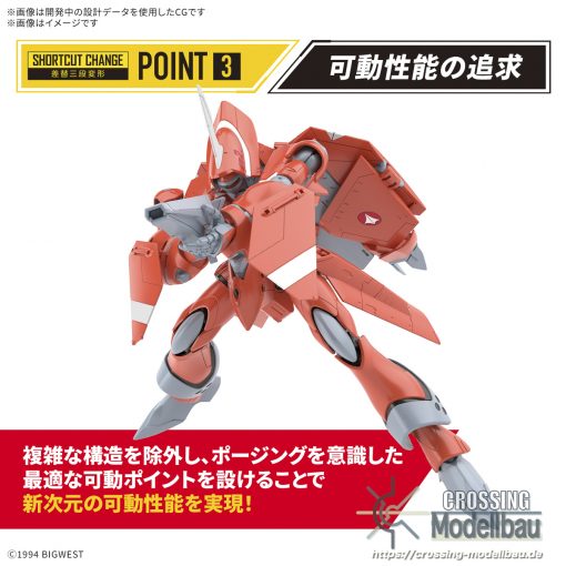 [Pre-Order]ETA:02/2025<br>BANDAI HG 1:100 Model Kit "MACROSS series" YF-22S Sturmvogel II (Milia Farina Jenius) - Image 6