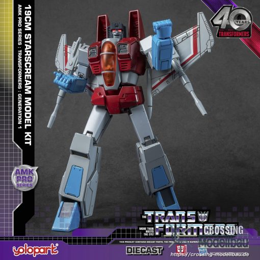 [Pre-Order]ETA:01/2025<br>Yolopark "Transformers: Generation 1" AMK PRO Series - 20cm Starscream Model Kit - - Image 5