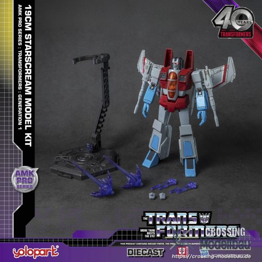 [Pre-Order]ETA:01/2025<br>Yolopark "Transformers: Generation 1" AMK PRO Series - 20cm Starscream Model Kit - - Image 15