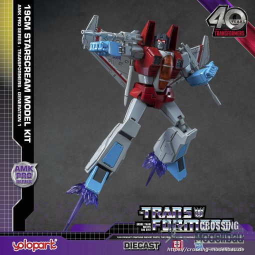 [Pre-Order]ETA:01/2025<br>Yolopark "Transformers: Generation 1" AMK PRO Series - 20cm Starscream Model Kit - - Image 11