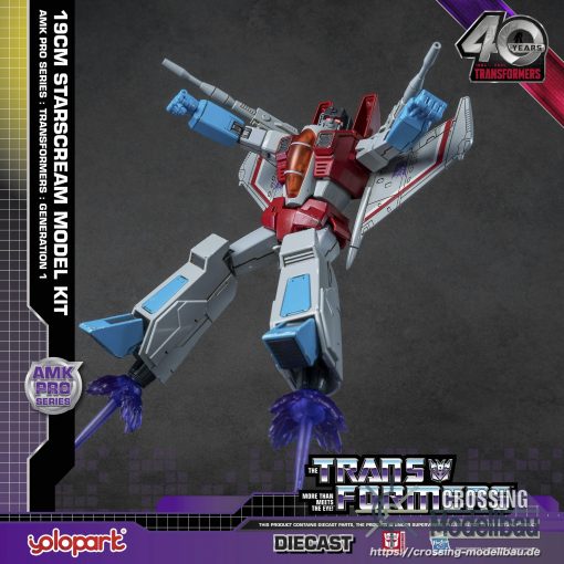 [Pre-Order]ETA:01/2025<br>Yolopark "Transformers: Generation 1" AMK PRO Series - 20cm Starscream Model Kit - - Image 12