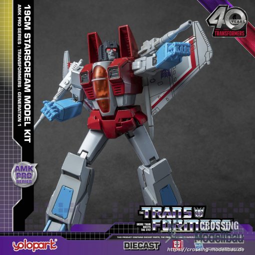 [Pre-Order]ETA:01/2025<br>Yolopark "Transformers: Generation 1" AMK PRO Series - 20cm Starscream Model Kit - - Image 13