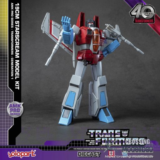[Pre-Order]ETA:01/2025<br>Yolopark "Transformers: Generation 1" AMK PRO Series - 20cm Starscream Model Kit - - Image 14
