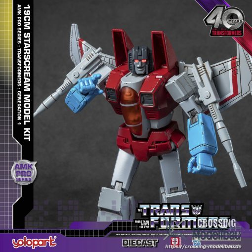 [Pre-Order]ETA:01/2025<br>Yolopark "Transformers: Generation 1" AMK PRO Series - 20cm Starscream Model Kit - - Image 6