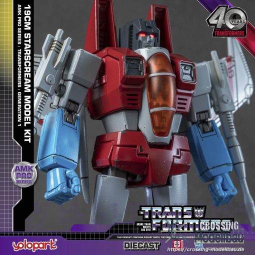 [Pre-Order]ETA:01/2025<br>Yolopark "Transformers: Generation 1" AMK PRO Series - 20cm Starscream Model Kit - - Image 4