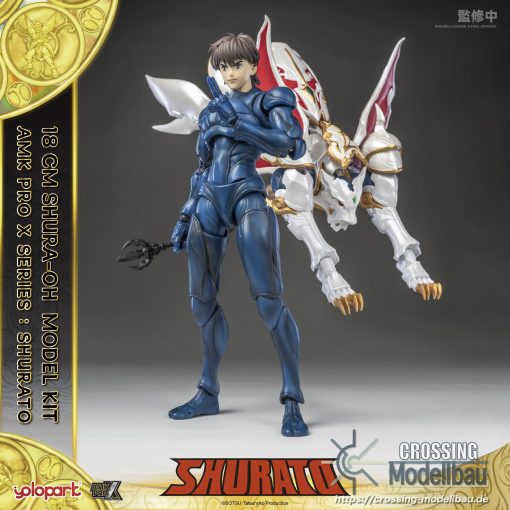 #Coming Soon#ETA:12/2024<br>Yolopark "Legend of Heavenly Sphere Shurato" - 18cm Shurato Hidaka Shura-Oh Model Kit - AMK Pro X Series - Image 4