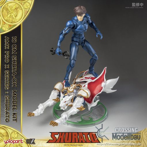 #Coming Soon#ETA:12/2024<br>Yolopark "Legend of Heavenly Sphere Shurato" - 18cm Shurato Hidaka Shura-Oh Model Kit - AMK Pro X Series - Image 14