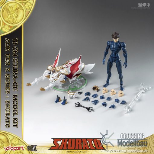 #Coming Soon#ETA:12/2024<br>Yolopark "Legend of Heavenly Sphere Shurato" - 18cm Shurato Hidaka Shura-Oh Model Kit - AMK Pro X Series - Image 2
