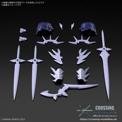 [Pre-Order]ETA:06/2025<br>BANDAI 30MF Model Kit "30 Minutes Fantasy" 30MF Class Up Armor(Liber Assassin Slash)