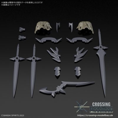 [Pre-Order]ETA:06/2025<br>BANDAI 30MF Model Kit "30 Minutes Fantasy" 30MF Class Up Armor(Rosan Assassin Slash)