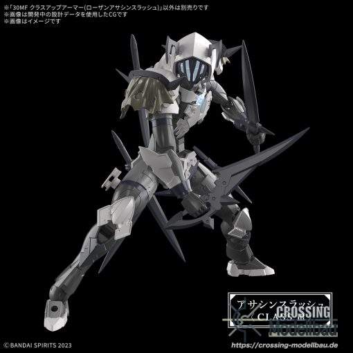 [Pre-Order]ETA:06/2025<br>BANDAI 30MF Model Kit "30 Minutes Fantasy" 30MF Class Up Armor(Rosan Assassin Slash) - Image 5