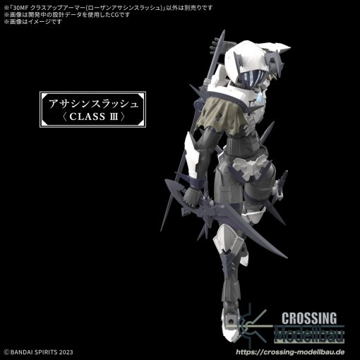 [Pre-Order]ETA:06/2025<br>BANDAI 30MF Model Kit "30 Minutes Fantasy" 30MF Class Up Armor(Rosan Assassin Slash) - Image 6