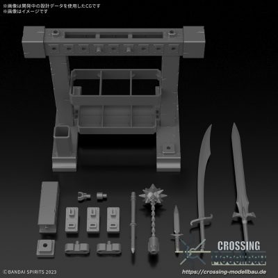 [Pre-Order]ETA:06/2025<br>BANDAI 30MF Model Kit "30 Minutes Fantasy" 30MF Item Shop 3 (Weapon Options)