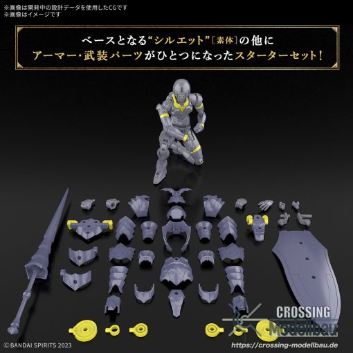 [Pre-Order]ETA:06/2025<br>BANDAI 30MF Model Kit "30 Minutes Fantasy" 30MF Liber Lancer - Image 3