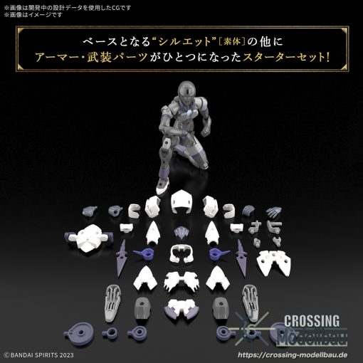 [Pre-Order]ETA:06/2025<br>BANDAI 30MF Model Kit "30 Minutes Fantasy" 30MF Rosan Assassin - Image 3