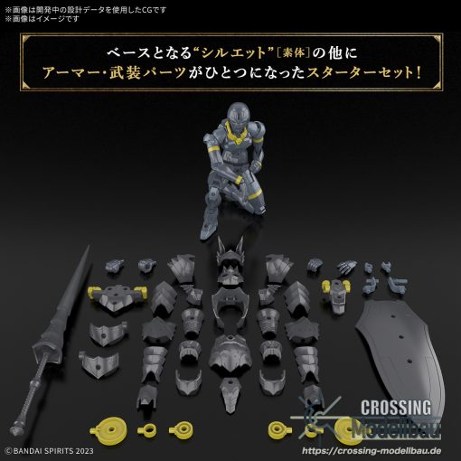 [Pre-Order]ETA:07/2025<br>BANDAI 30MF Model Kit "30 Minutes Fantasy" 30MF Rosan Lancer - Image 3