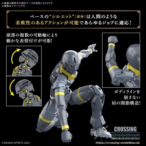 [Pre-Order]ETA:07/2025<br>BANDAI 30MF Model Kit "30 Minutes Fantasy" 30MF Rosan Lancer - Image 4