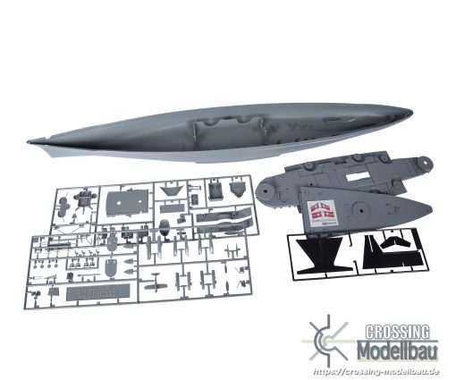 Tamiya 1:350 scale German Navy Battleship Bismarck - Image 3