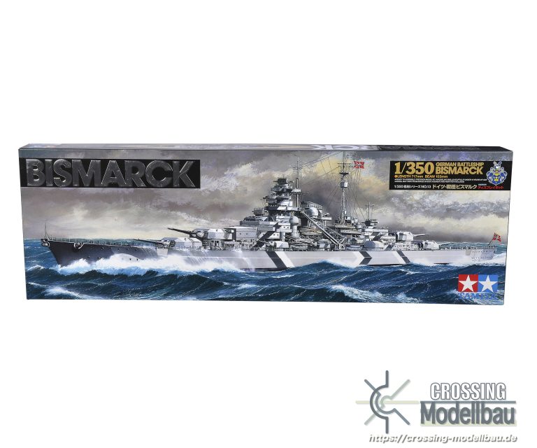 Tamiya 1:350 scale German Navy Battleship Bismarck
