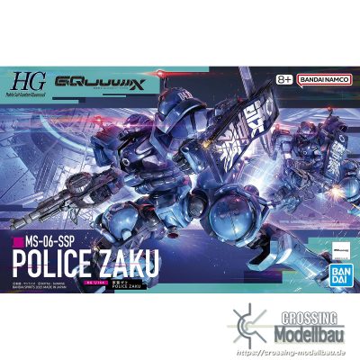 [Pre-Order]ETA:09/2025<br>BANDAI HG 1/144 "MS Gundam GQuuuuuuX" MS-06-SSP Police Zaku